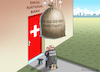 Cartoon: SCHWEIZER TITANIC-PANIK (small) by marian kamensky tagged credit,suisse,silicon,valley,bank