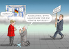 Cartoon: SEEHOFER BESORGT (small) by marian kamensky tagged coronavirus,epidemie,gesundheit,panik,stillegung,trump,pandemie