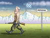 Cartoon: SEEHOFER DAHOAM (small) by marian kamensky tagged eu,flüchtlinge,asyl,politik,willkommenskultur,terrorismus,heidenau,horst,seehofer,bayern