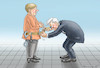 Cartoon: SEEHOFERS MASTERPLAN (small) by marian kamensky tagged merkel,seehofer,unionskrise,csu,cdu,seehofers,masterplan,flüchtlinge