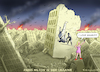 Cartoon: SEPARIS HILTON IN DER UKRAI (small) by marian kamensky tagged banksy