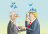 Cartoon: SHITAUGURATION (small) by marian kamensky tagged obama trump präsidentenwahlen usa baba vanga republikaner inauguration demokraten wikileaks faschismus