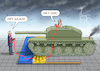 Cartoon: SMALLTALK (small) by marian kamensky tagged putins,bescherung,ukraine,provokation,biden