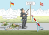 Cartoon: SÖDER BESORGT (small) by marian kamensky tagged coronavirus,epidemie,gesundheit,panik,stillegung,george,floyd,twittertrump,pandemie,weihnachten,ischgl,santa,klaus