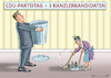 Cartoon: SÖDER UND AKK (small) by marian kamensky tagged merkel,seehofer,unionskrise,csu,cdu,flüchtlinge,gauland,merz,afd,akk,spahn,pegida,hutbürger,höcke,führer,wahlen,thüringen,kemmerich,tag,der,deutschen,vorsitz,söder,einheit,moria,lesbos