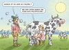 Cartoon: SOMMERHITZE (small) by marian kamensky tagged sommerhitze,bayern,milchpulver,trockenheit,klimawandel,globale,erwärmung