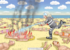 Cartoon: SONNENBRAND (small) by marian kamensky tagged sonnenbrand,hitzewelle,klimawandel