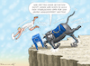 Cartoon: SPÄTE EINSICHT (small) by marian kamensky tagged eu,wahlen,afd,rechtsradikal,lügen,krah,korruption,spionage