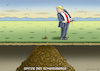 Cartoon: SPITZE DES SCHEISSBERGS (small) by marian kamensky tagged obama,trump,präsidentenwahlen,usa,baba,vanga,republikaner,demokraten,wikileaks,faschismus