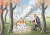 Cartoon: SPRECHBLASENFEUER (small) by marian kamensky tagged selenskyj,ukraine,rüstungsgeld,trump,wahllampfhilfe,joe,biden,amtsenthebungsverfahren