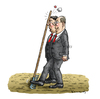 Cartoon: Steinbrück attackiert Gabriel (small) by marian kamensky tagged peer,steinbrück,kanzlerkandidat,wahlen,spd,sigmar,gabriel,attacke