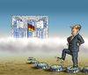 Cartoon: Steinbrücks Fettnäpchenlauf (small) by marian kamensky tagged peer steinbrück kanzlerkandidat wahlen spd fettnäpchenn