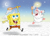 Cartoon: STEPHEN HILLENBURG (small) by marian kamensky tagged stephenstephen,hillenburg,spomgebob,bikini,botton,patrick,thaddeus,krabs