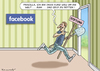 Cartoon: STEUERFLÜCHTLING ZUCKERBERG (small) by marian kamensky tagged steuerflüchtling,zuckerberg,facebook,priscilla,maxima