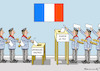 Cartoon: STICHWAHL IN FRANKREICH (small) by marian kamensky tagged präsidenten,wahlen,in,frankreich,terroranschlag,stichwahl,champs,elysees