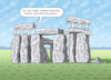 Cartoon: STONEHENGE-ZEITUMSTELLUNG (small) by marian kamensky tagged stonehenge,zeitumstellung