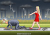 Cartoon: STORMY MONDAY IN NY (small) by marian kamensky tagged demokratie,in,gefahr,trump,ukraine,putin,stormy,daniels