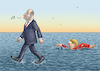 Cartoon: SUPERSCHNULZ (small) by marian kamensky tagged schulzeffekt,martin,schulz,kanzlerkandidat,spd,merkel