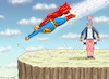Cartoon: SUPERTRUMP BEAUTIFUL BILL (small) by marian kamensky tagged supertrump,beautiful,bill
