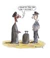 Cartoon: Take care (small) by marian kamensky tagged humor