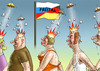 Cartoon: TAL DER FREIEN (small) by marian kamensky tagged freital,rassismus,ostdeutschland,flüchtlinge