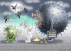 Cartoon: TANTE MUTANTE AUS KAMERUN (small) by marian kamensky tagged curevac,testzentren,corona,impfung,pandemie,booster,omikron,impfpflicht