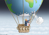 Cartoon: TARIFFNATOR TRUMP (small) by marian kamensky tagged musk,trump,zuckerberg,bezos,felon,and,elon,in,panama,zölle,diktator,selenskyj,putin,ukraine,usa,china,handelskrieg