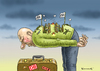 Cartoon: TARIFSTREIT BEI DER BAHN (small) by marian kamensky tagged tarifstreit,bei,der,bahn,gdl,evg