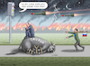 Cartoon: TAURUSZÖGERER OLAF (small) by marian kamensky tagged taurus,für,die,ukraine,zauderlehrling,olaf