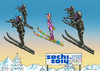 Cartoon: Terrorismusschutz in Sotschi (small) by marian kamensky tagged putin,sochi,winter,olympia,homophobie,terrorismus