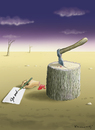 Cartoon: The end (small) by marian kamensky tagged humor