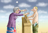 Cartoon: THERESA MAY UND PUTIN (small) by marian kamensky tagged theresa,may,putin,sergei,skripal,novichok,russia,kgb,poison,attack,england,agents