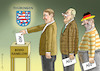 Cartoon: THÜRINGER WAHLKRIMI GEHT WEITER (small) by marian kamensky tagged merkel,seehofer,unionskrise,csu,cdu,flüchtlinge,gauland,merz,afd,akk,spahn,pegida,hutbürger,höcke,führer,wahlen,thüringen,kemmerich,bodo,ramelow