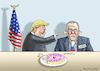 Cartoon: TOP SECRET SERVICE (small) by marian kamensky tagged obama trump präsidentenwahlen usa baba vanga republikaner inauguration demokraten fbi james comey wikileaks faschismus