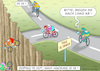 Cartoon: TOUR DE FRANCE IM DIGITALALTER (small) by marian kamensky tagged katastrophenfall,in,bayern,schneechaos,skitourismus,bundeswehr