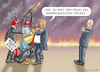 Cartoon: TRUMP - DER AMERIKA-BESCHÜTZER (small) by marian kamensky tagged us,wahlen,joe,biden,trump,corona