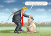 Cartoon: TRUMP AUF KUSCHELKURS (small) by marian kamensky tagged obama,trump,präsidentenwahlen,usa,baba,vanga,republikaner,inauguration,demokraten,kim,jong,un,rex,tillerson,wikileaks,faschismus