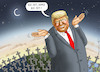 Cartoon: TRUMP GANZ LOCKER (small) by marian kamensky tagged coronavirus,epidemie,gesundheit,panik,stillegung,george,floyd,twittertrump,pandemie