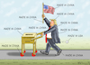 Cartoon: TRUMP MADE IN CHINA (small) by marian kamensky tagged coronavirus,epidemie,gesundheit,panik,stillegung,trump,pandemie