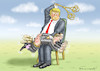 Cartoon: TRUMP STEREO (small) by marian kamensky tagged obama trump präsidentenwahlen usa baba vanga republikaner inauguration demokraten kushner wikileaks faschismus