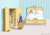 Cartoon: TRUMP VERLÄSST DAS KRANKENHAUS (small) by marian kamensky tagged coronavirus,epidemie,gesundheit,panik,stillegung,trump,pandemie