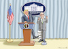 Cartoon: TRUMP VERSUS ANTHONY FAUCI (small) by marian kamensky tagged coronavirus,epidemie,gesundheit,panik,stillegung,trump,pandemie