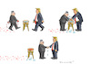 Cartoon: TRUMP WÄSCHT KIMS HÄNDE (small) by marian kamensky tagged obama trump präsidentenwahlen usa baba vanga republikaner inauguration demokraten kim jong un wikileaks faschismus singarur