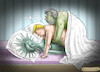 Cartoon: TRUMPBANNON MAKES LOVE (small) by marian kamensky tagged obama,trump,präsidentenwahlen,usa,baba,vanga,republikaner,inauguration,demokraten,bannon,liberty,wikileaks,faschismus