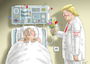 Cartoon: TRUMPCARE (small) by marian kamensky tagged obama,trump,präsidentenwahlen,usa,baba,vanga,republikaner,inauguration,trumpcare,demokraten,wikileaks,faschismus