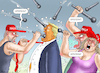 Cartoon: TRUMPS ANHÄNGER SAUER (small) by marian kamensky tagged hilfsbereite,justizministerin,bondi,epstein,akte