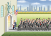 Cartoon: TRUMPS ANWALTSARMEE (small) by marian kamensky tagged trumps,anwaltsarmee