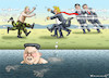 Cartoon: TRUMPS ASIEN TRIP (small) by marian kamensky tagged obama,trump,präsidentenwahlen,usa,baba,vanga,republikaner,inauguration,demokraten,trumps,asien,trip,wikileaks,faschismus