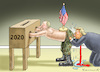 Cartoon: TRUMPS FEUCHTER TRAUM WIRD WAHR (small) by marian kamensky tagged brexit,theresa,may,england,eu,schottland,weicher,wahlen,boris,johnson,nigel,farage,ostern,seidenstrasse,xi,jinping,referendum,trump,monsanto,bayer,glyphosa,strafzölle,coronavirus