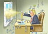 Cartoon: TRUMPS HANDELSKRIEG GEGEN CHINA (small) by marian kamensky tagged obama,trump,präsidentenwahlen,usa,baba,vanga,republikaner,inauguration,demokraten,wikileaks,faschismus,trumps,handelskrieg,china,strafzölle